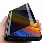 Умный зеркальный чехол для Pocox3pro, чехол-книжка с подставкой для xiaomi Poco x 3x3 pro Pocox3 pro pocophone x3pro, оболочка, чехлы, чехлы