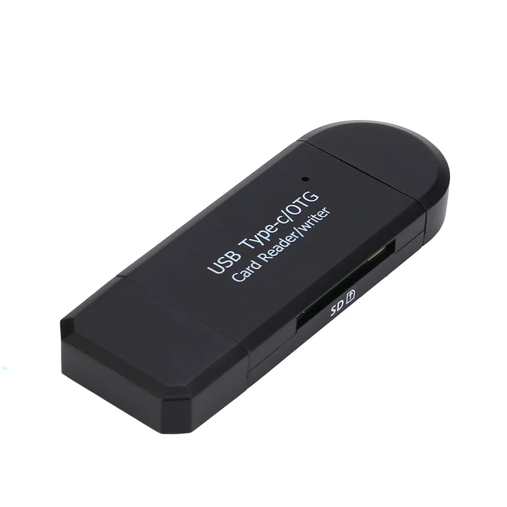2 IN 1 USB3.1 Type C OTG SD/Micro SD Card Reader With USB 2.0 & Micro Plug 480Mbps Data Transfer Rate | Компьютеры и офис