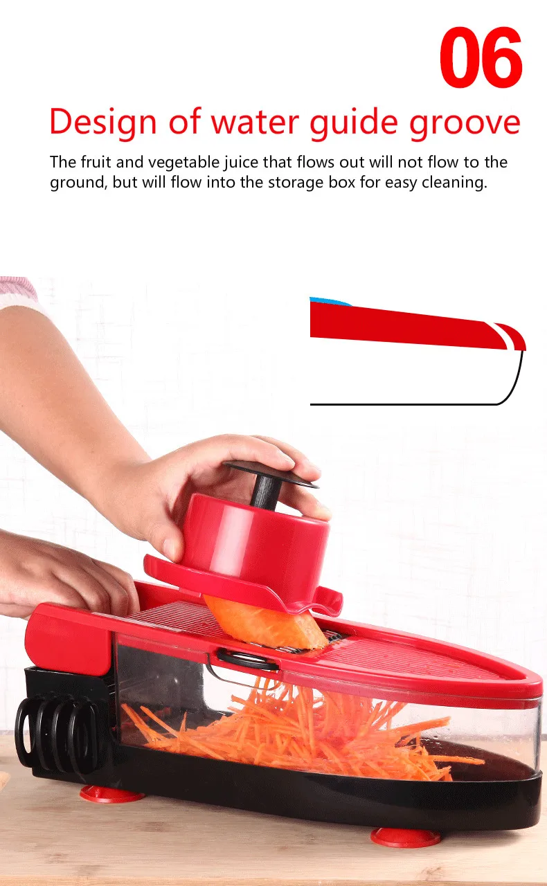 

New arrival Multifunctional Vegetable Cutter Fruit Slicer Grater Shredders Drain Basket Slicers Gadgets Kitchen Accessories