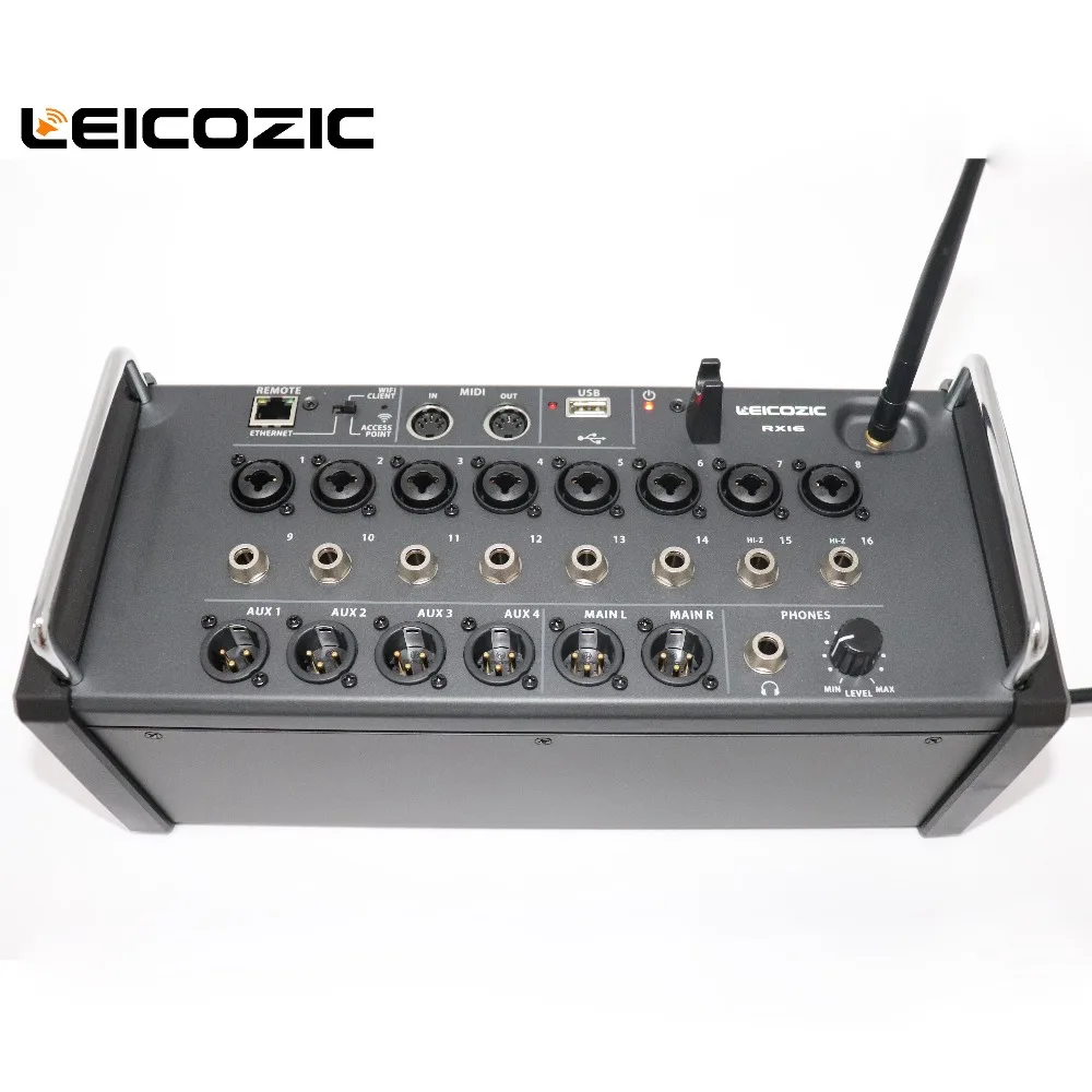 Leicozic XR16 X AIR 1:1 16 вход цифровой микшер для ipad/android планшетов встроенный Wifi и USB стерео рекордер микшерный пульт