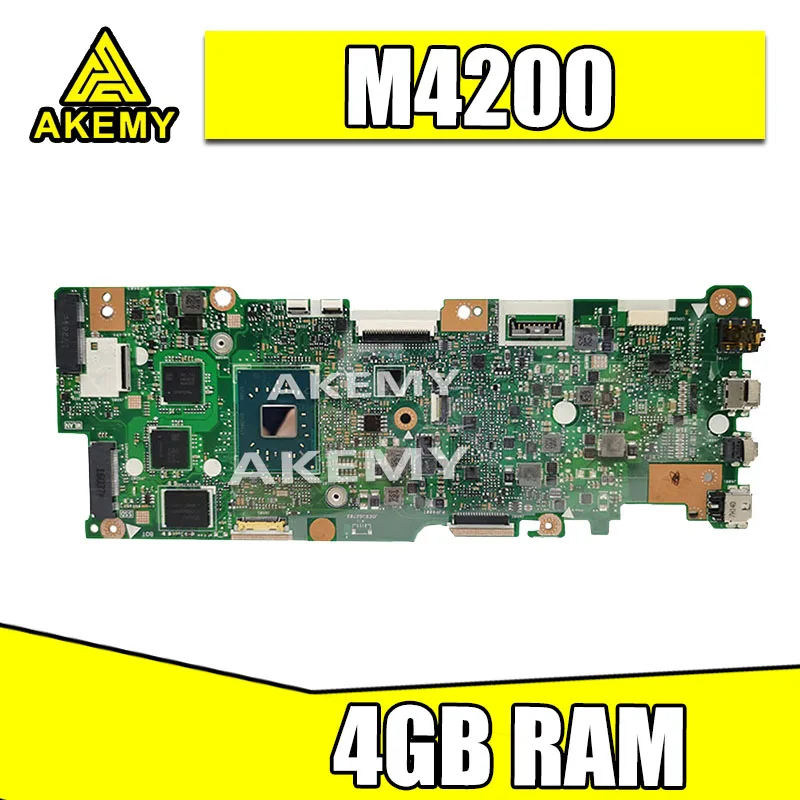 Для For Asus Vivobook Flip TP401NA TP401N материнская плата N4200 4 Гб RAM не с SSD|Материнские платы| |