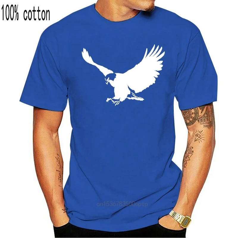 

Freedom Eagle T-Shirt Stencil Print Screen Eagle Artwork T-Shirt Graphic Tee Flying Eagle T-Shirt Animal Shirt Men T-Shirt