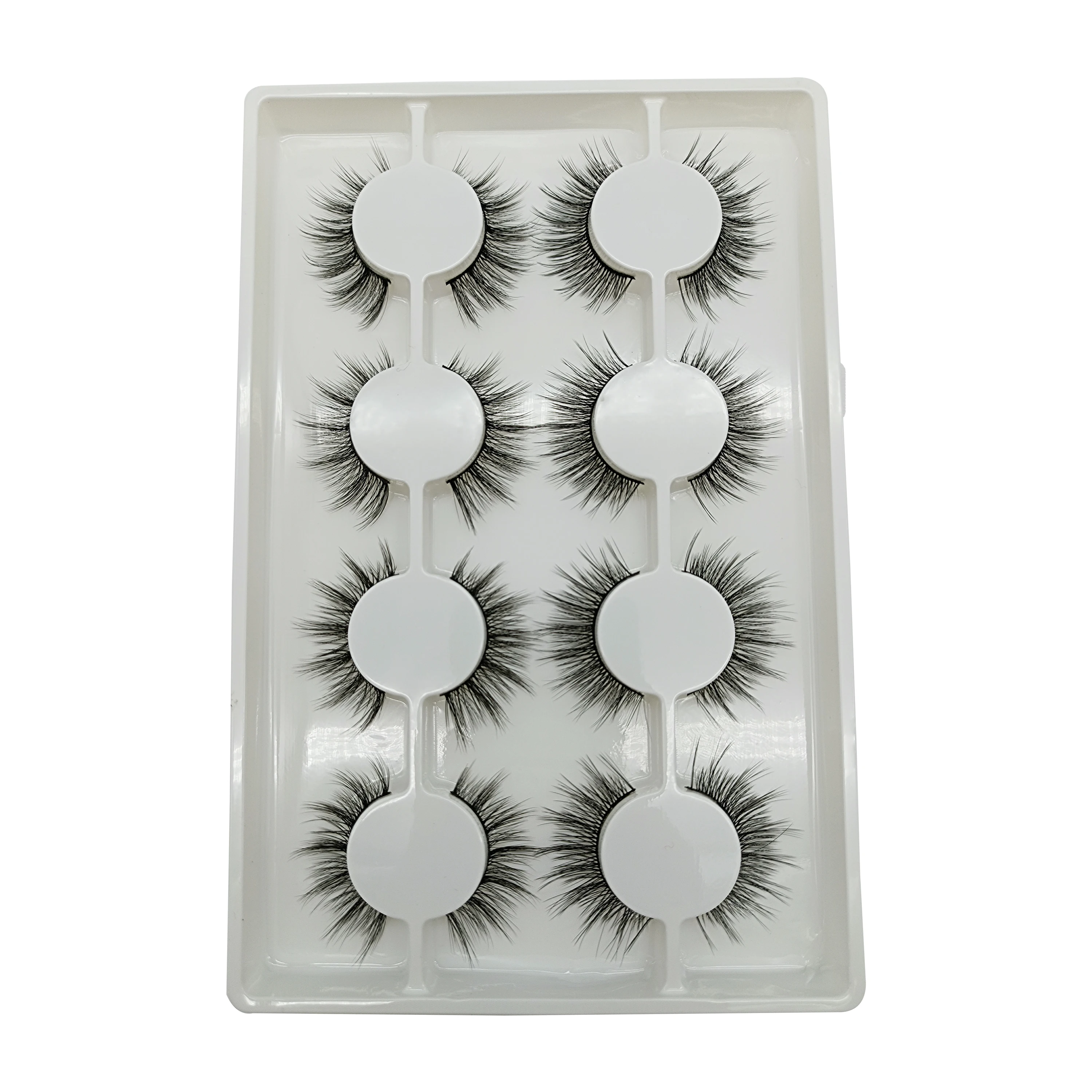 8 пар сверхъестественных имитационных накладных ресниц мягкие густые и