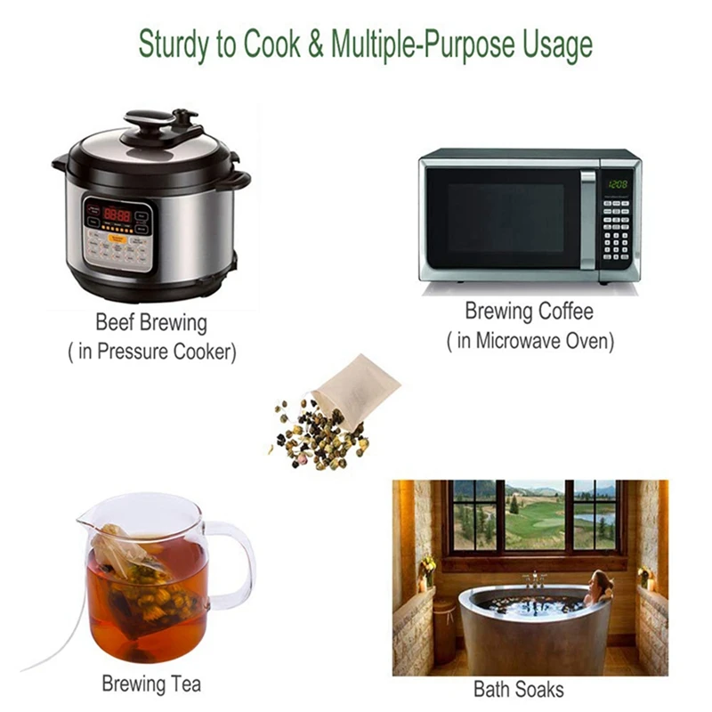 300 шт пакетик для чайного фильтра одноразовые бумажные чайные пакетики и 4 шт./лот