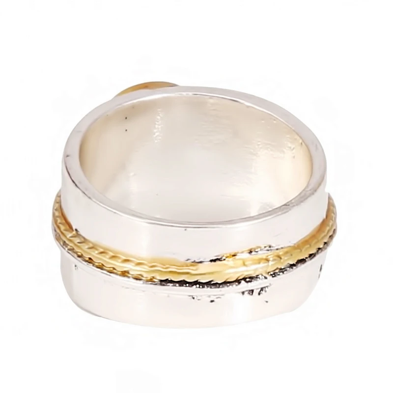 Кольца из золота с натуральным синим камнем Ретро стиль тайское серебро