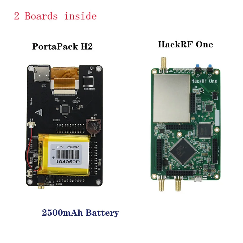Verkaufen PORTAPACK H2 + HACKRF EINE SDR Radio Mit Antennen Software Definiert Radio 0,5 Ppm TXCO Unassembled1MHz-6GHz