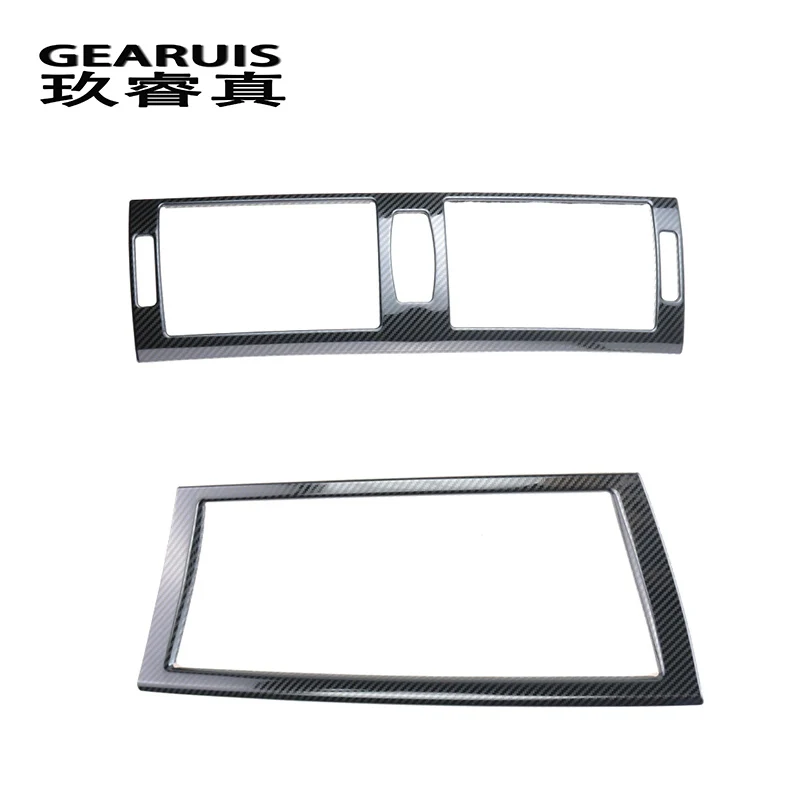 Автомобильный Стайлинг украшение для салона навигации из углеродного волокна