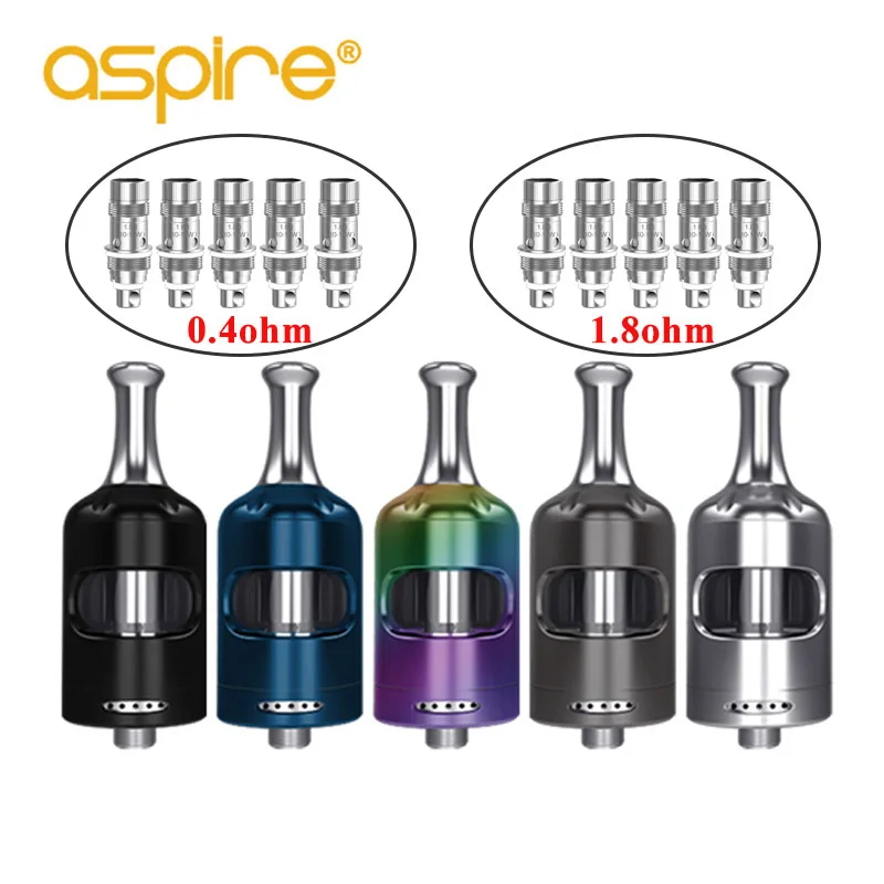 Электронная сигарета вапорайзер Aspire Nautilus 2s бак 2,6 мл MTL атомайзер с Nautilus 0.4ом/1.8ом BVC катушки Vape танк вейпер