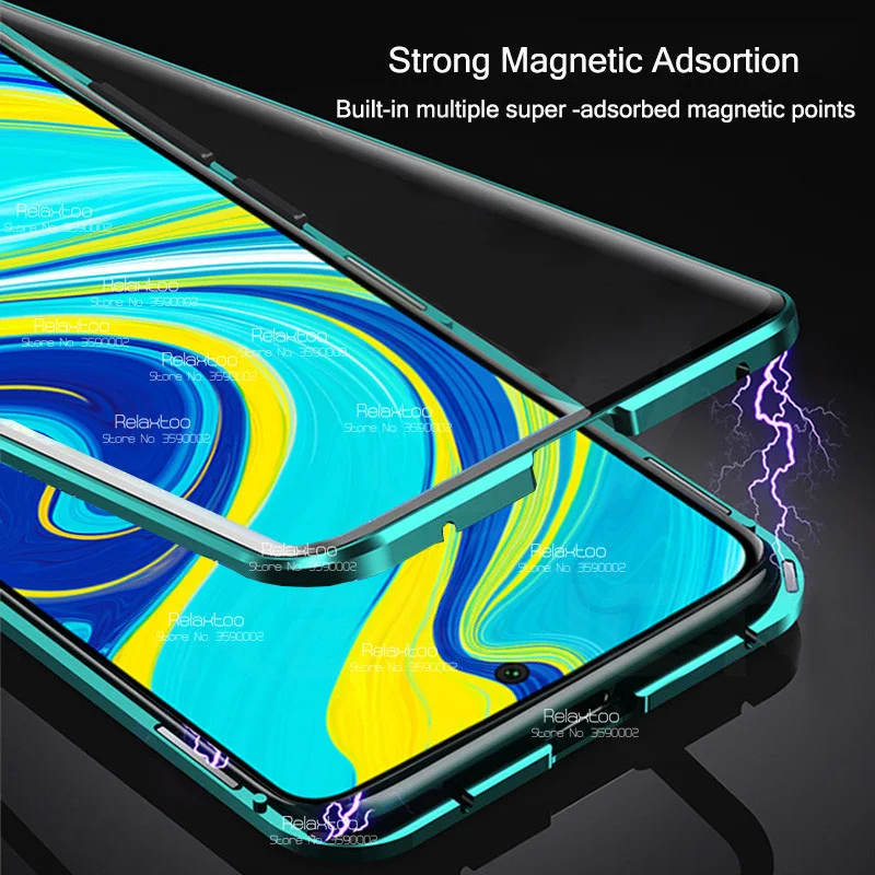Магнитный чехол-книжка с полным покрытием на 360 ° для xiaomi Redmi Note 9s 9 s note9 pro max not 8 8a 8t