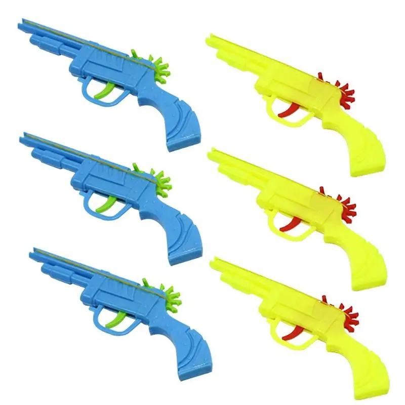 

1pcs/set Bullet Rubber Band Launcher Plastic Gun Hand Pistol Guns Shooting Toy Gifts Boys Outdoor Fun Sports For Kids Water Game