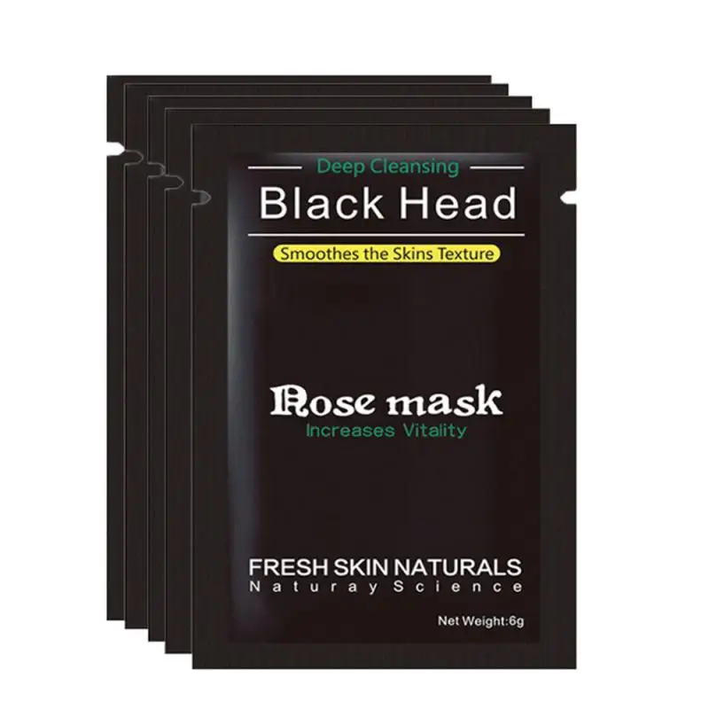 1PC Blackhead Remover Nasal Membrane Mineral Nose Black Mask Mud Pore Shrinking Acne Sticker Masks |