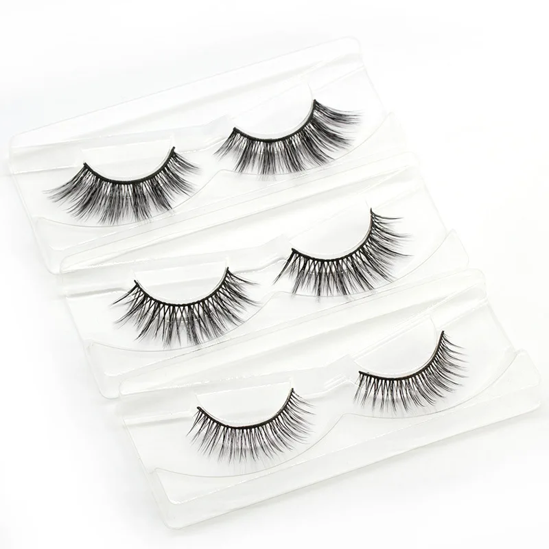 Thick Natural False Eyelashes Handmade Imitation Mink 3D Lashes Soft Extension Makeup Big Eyes Tools | Красота и здоровье