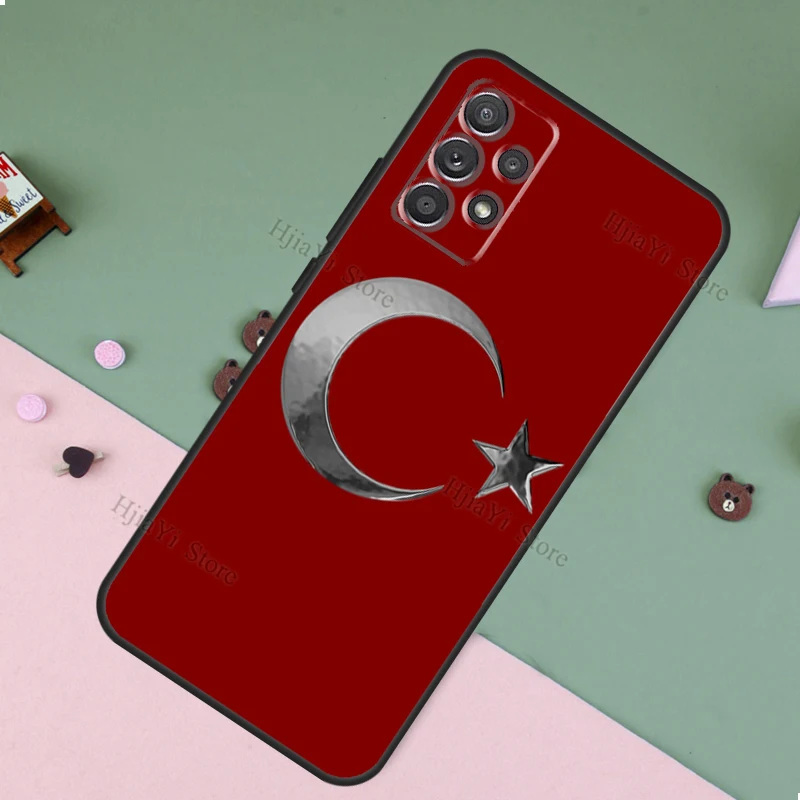 Чехлы с турецким флагом для Samsung A53 A33 A23 A13 A73 A12 A22 A32 A42 A52 A72 A50 A51 A71 A14 A34 A54 чехол