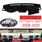 Противоскользящий коврик для приборной панели Mitsubishi Pajero Sport 2 2008  2015 Montero Shogun, накладка на солнцезащитный козырек, аксессуары 2012 2014