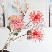 5pcslot 3 forks artificial glitch plant simulated sea urchin new peculiar flower for home party garden decoration fake plants