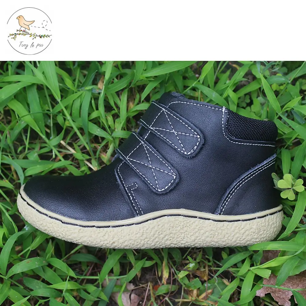 Зимняя детская обувь для девочек повседневная из натуральной кожи Повседневная