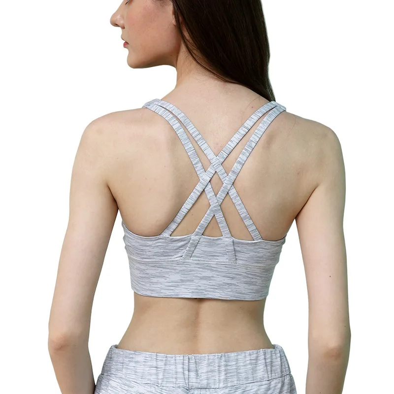 

Yoga Tops Fitness Women Girls Sport Bra Women Fashion Bra Tops Breathable Backless Solid Yoga Top Fitness Underwear Vest