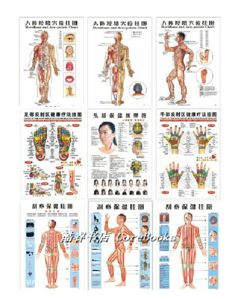 Бесплатная доставка 10 шт. для скраппинга здоровья человека акупунктура