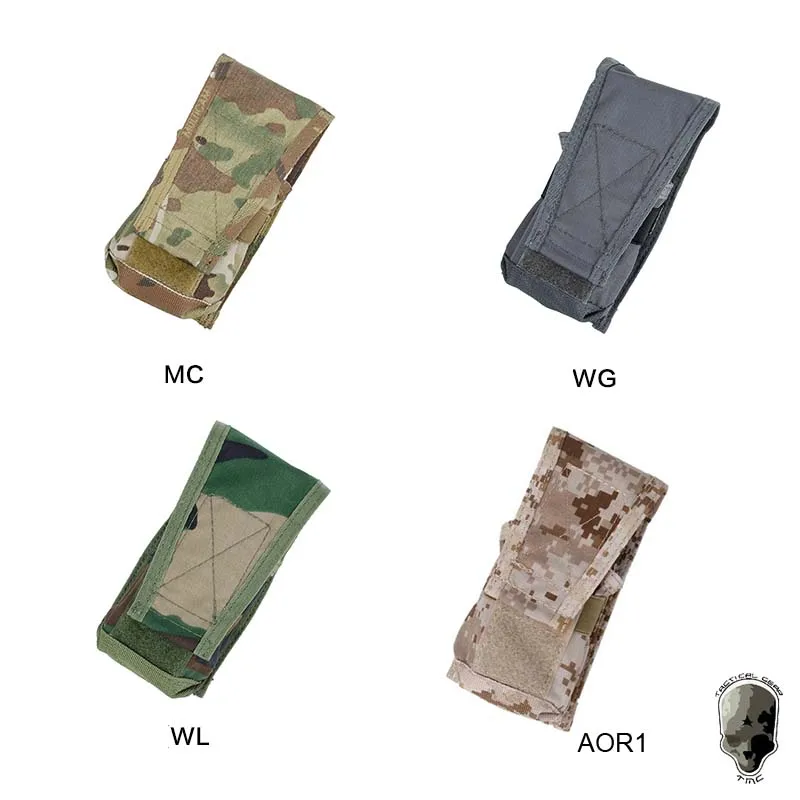 

Tactical Airsoft CAG 330 Style 5.56 Single Mag Pouch Vest Molle Bag Multicam MC/WG/WL