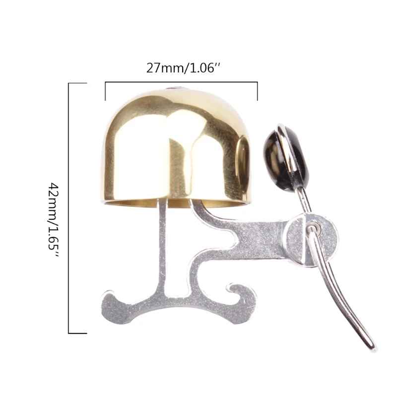 Классический Латунь велосипедный Звонок Ретро велосипед громкий звонок Тон