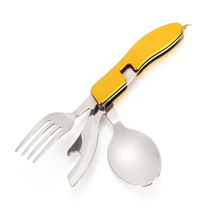 Складной нож для кемпинга ложка frk комбинированная посуда уличный