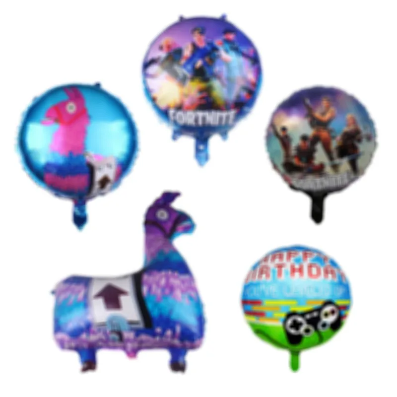 

Video Game Llama Balloon Birthday Party Decoration Kids Pinata Foil Balloons Alpaca Ballon Children Globos Baby Balloon