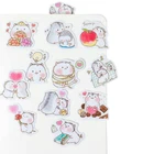 45 шт.упак. кавайная одежда, с героями мультфильмов, для хомяка серии липкой бумаги липкая DIY декоративные канцелярские наклейки закладки label детский подарок
