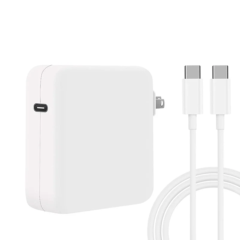 

61W USB C charger, laptop, Mac Book Pro power adapter, 13 / 12 inch Pro compatible charging cable (6, 6 feet / 2m)