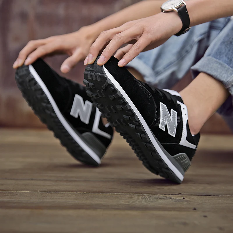 

New N-shaped shoes cool running classic retro couple sports leisure running shoes trend old outdoor morning running shoes
