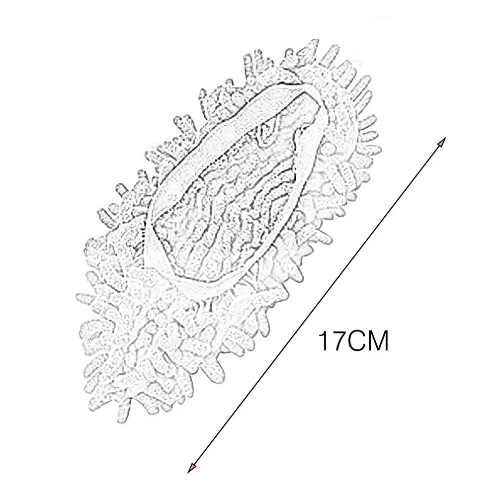 

Multifunctional Bright Color Elastic Chenille Micro Fiber Slipper Shoe Cover Slippers Mop Household Floor Dust Cleaning Tools