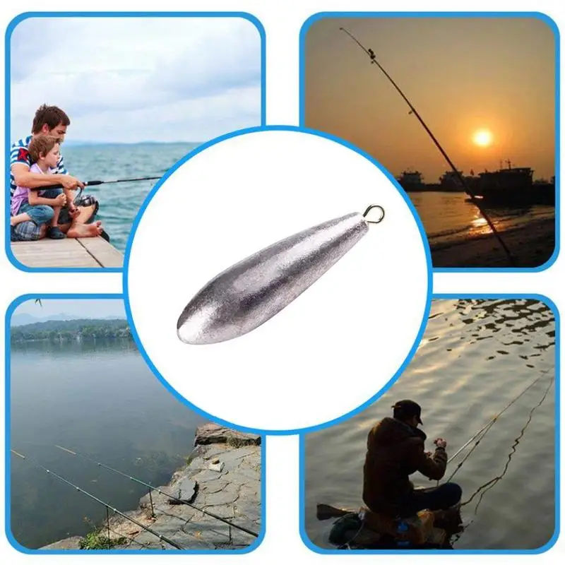 10 шт./компл. комплект грузил с открытым зажимом для рыбалки зажим снасти круглым