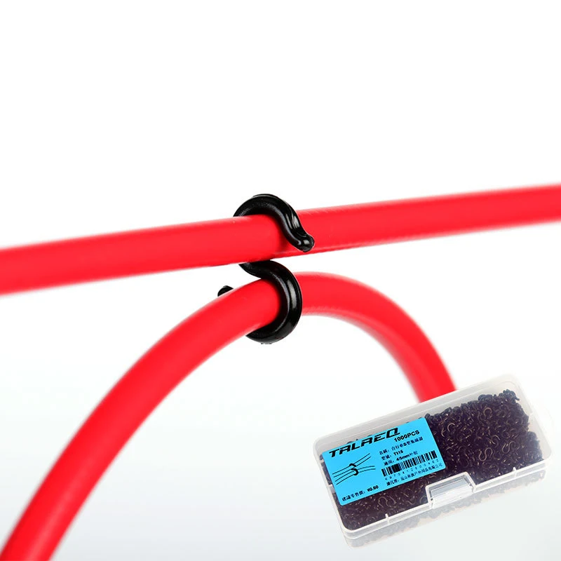 

10pcs Bike Brake Cable S Style Clips Buckle MTB Mountain Bike Cable Clips Cross