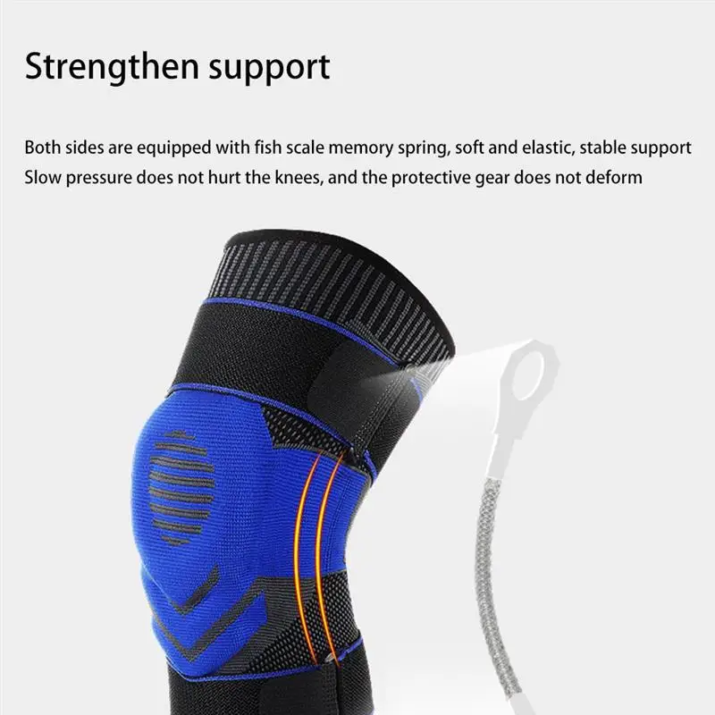 

2pcs Knee Pads Knee Brace Workout Knee Support for Joint Pain Relief Running Biking Knitted Knee Sleeve Sport Protective Gear