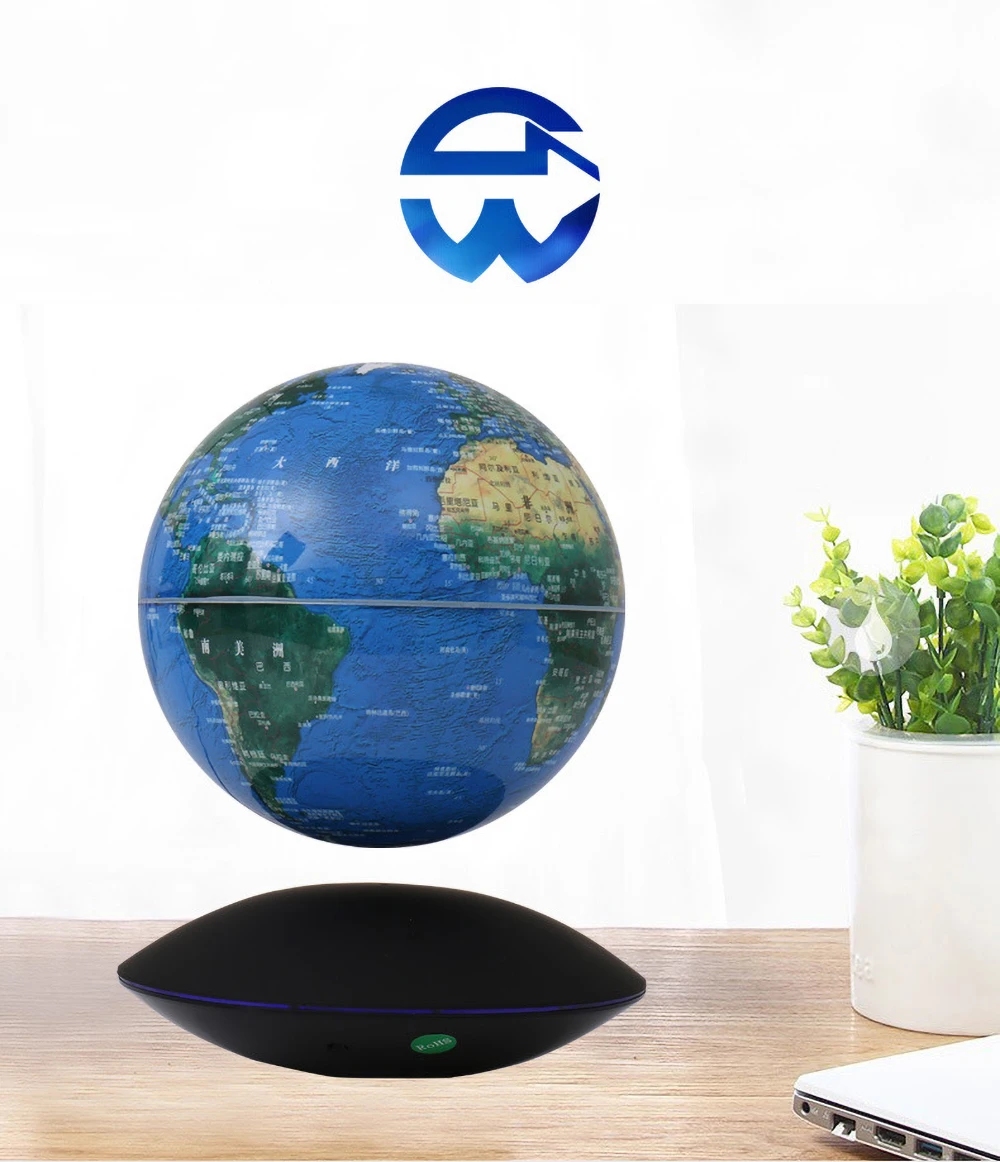 

Novelty Magnetic Levitation Globe Lamp Colorful Antigravity Art Decor Desk Light Auto Rotating Floating Earth Ball Night