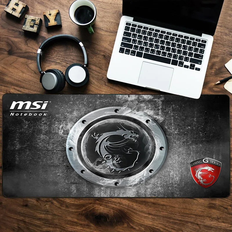 

msi large gaming mouse pad floor mat quality mouse pad table mat laptop gaming mouse pad XL non-slip rubber gaming mouse