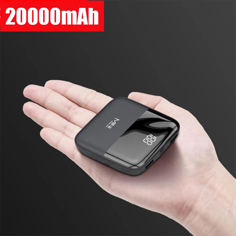 Портативный внешний аккумулятор с 2 мя USB портами 20000 мАч|Внешние аккумуляторы| |