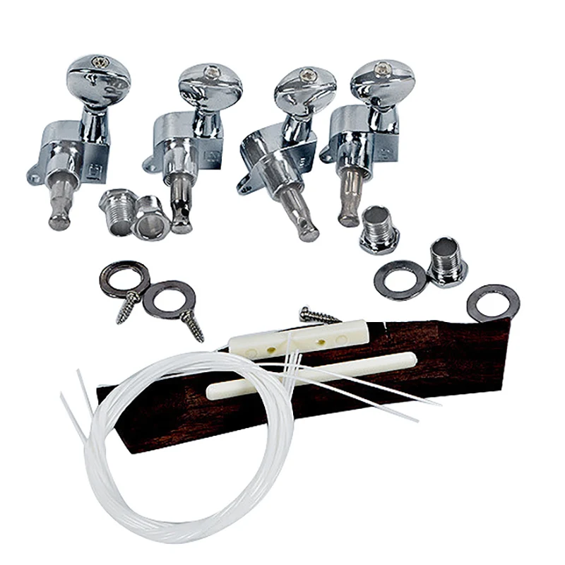 Концертная Гавайская Гитара Diy Kit 23 дюйма из красного дерева 4 струны гитара для