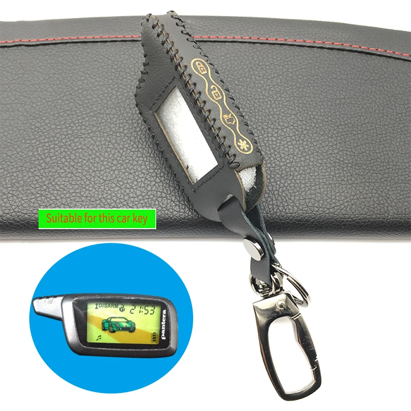 

Натуральная кожа чехол для ключа автомобиля русский сигнализации SLK-675RS SLK-868RS SLK-450SC SLK-650RS SLK-850RS SLK-625 ЖК-дисплей защитный чехол