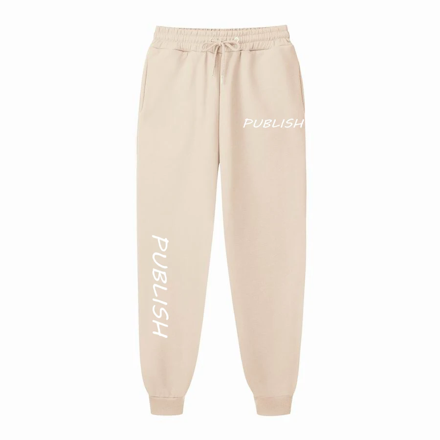 

2021 New Brand PUBLISH Sports Jogger Pants Star Hip-Hop Running Fitness Leisure Four Seasons Loose Slim Woman And Man Street