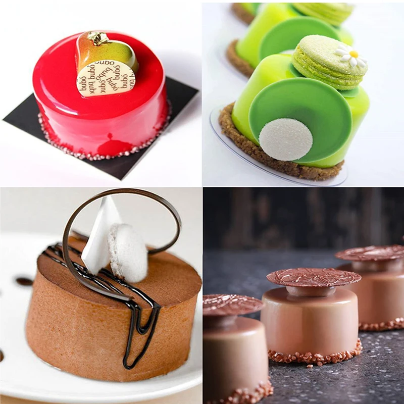 Силиконовая 3D форма 8 отверстий для пудинга кексов художественная торта выпечки