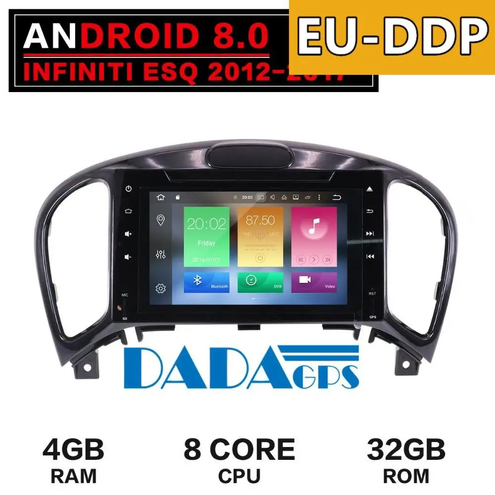 Новейшая модель Android8.0 Автомобиль Радио DVD плеер GPS навигации для Nissan Juke/Infiniti