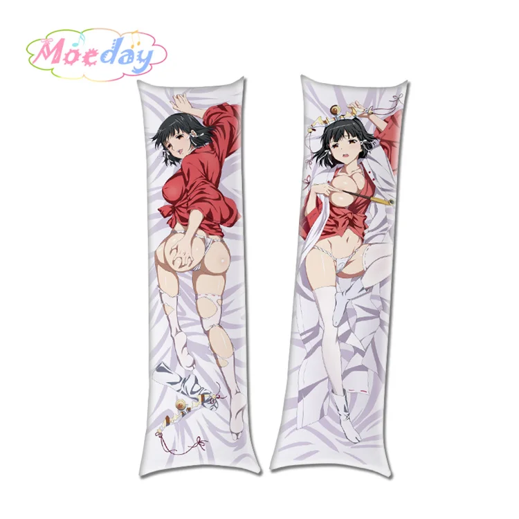 Черный Японские R18 игра Kuroinu Prim Hime Kaguya Maia сексуальные наволочки для девочек - Цвет: Черный
