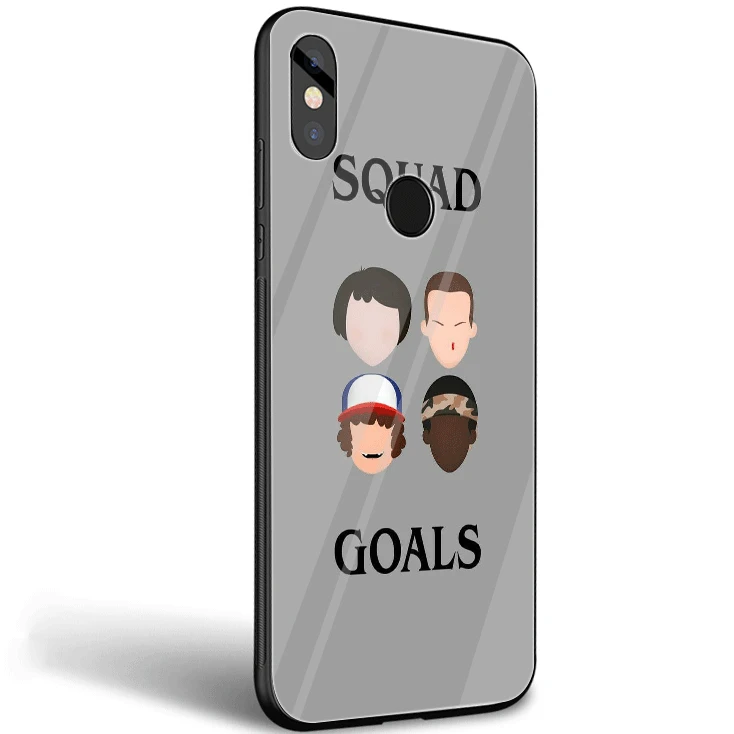 Mobile Phone Case Glass TPU for Xiaomi mi Note7 5 6 Pro Poco F1 A1 A2 4X 5X 6X 9 Cover Strange things hot TV strangers stuff sea | Мобильные