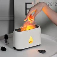 2021 new flame air humidifier essential oil diffuser aroma ultrasonic mist maker household aromatherapy humificador gift idea