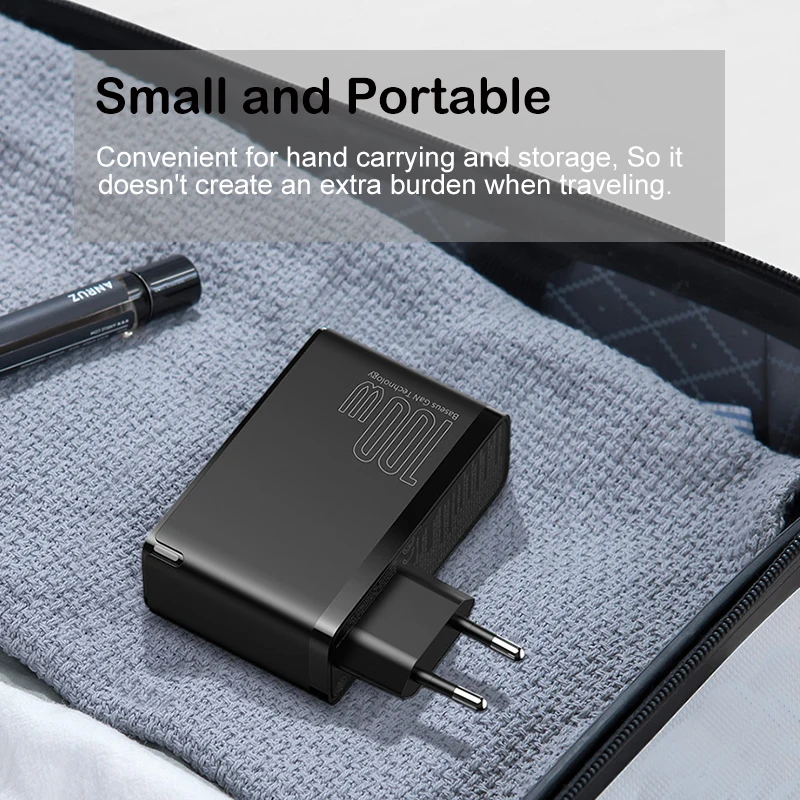 Устройство быстрой зарядки Baseus USB Type-C 100 Вт QC 3 0 PD для iPhone 12 Pro Max 8 Macbook Xiaomi |