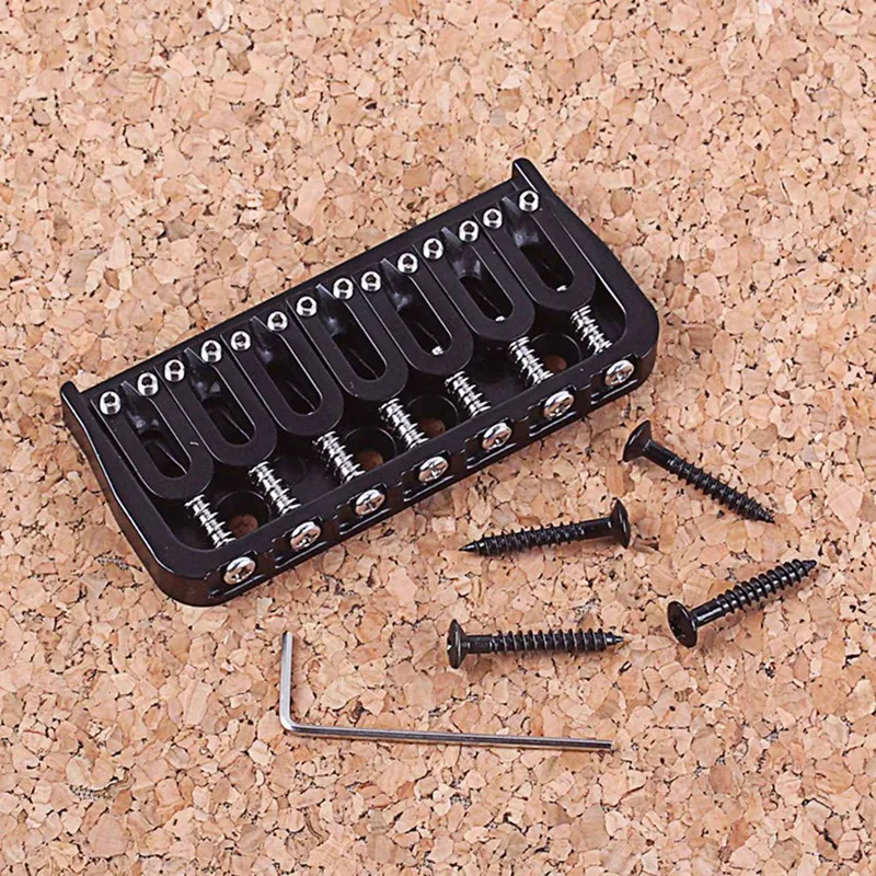 

2 Set Saddle Bridge for Electric Guitar Bass/Strings Through Body Guitar Accessories, 6 String & 7 String