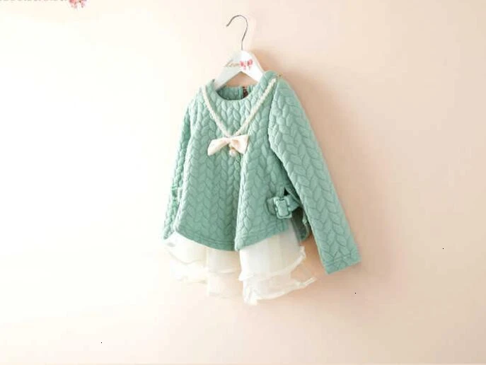 Платье принцессы для девочек на весну и осень новое модное Хлопковое платье с