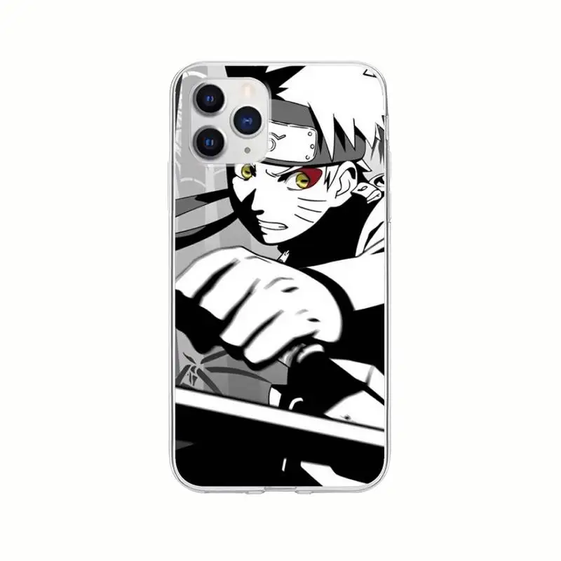 

Cheap Cool Naruto Comics Transparent Mobile Phone Case Clear Cover For Huawei P20 P40 Lite P30 Pro P Smart 2019 Nova 3e 6 Se