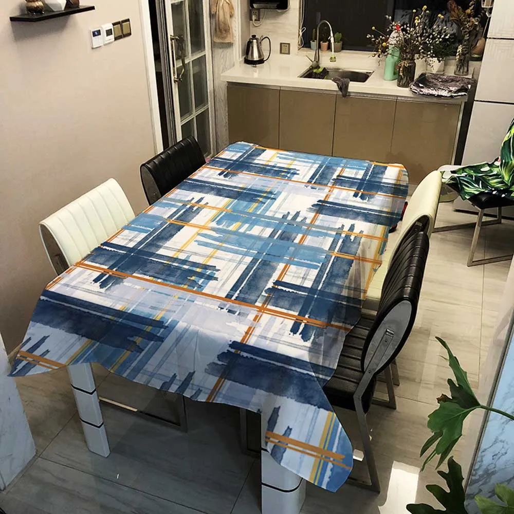 Клетчатая полосатая прямоугольная настольная Обложка квадратная фотообложка