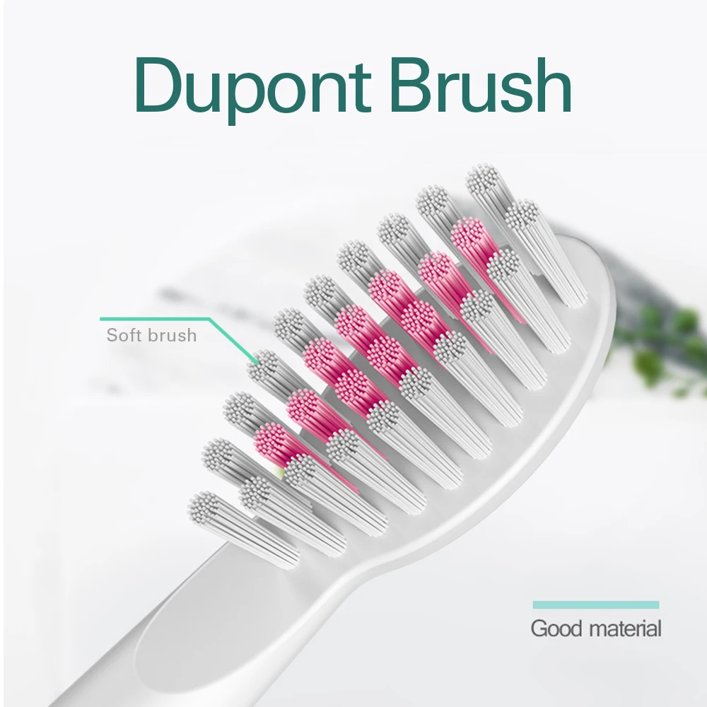 Электрическая зубная щетка AZDENT Sonic перезаряжаемый сменные головки зубных щеток с